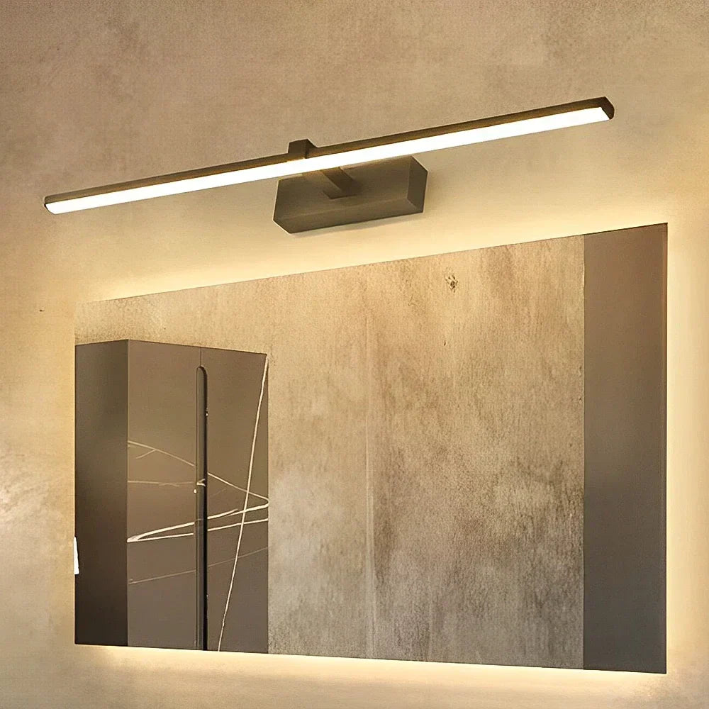 Modern LED bathroom wall sconce