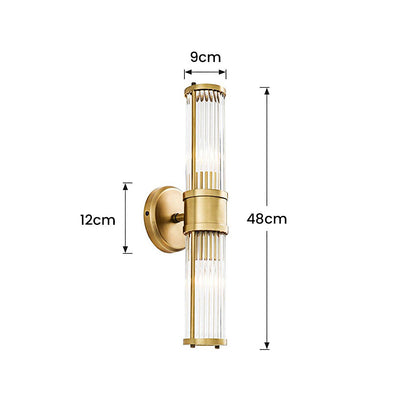 Gold luxury wall sconce for modern wall decoration